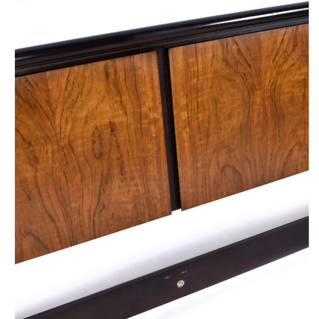 Elegant king size bed headboard from John Stuart of New York. The esteemed manufacturer uses a duo-tone presentation often...