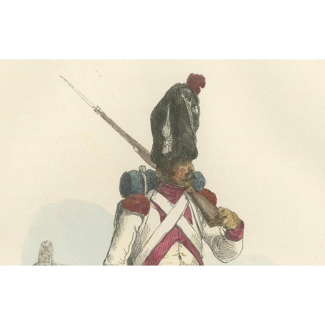 After Horace Vernet, Imperial Guard of Napoleon 3rd Dutch Regiment, 1843, Paper For Sale - Image 4 of 10