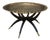 1950s Lacquered Brass Tray Spider Leg Tray Table For Sale