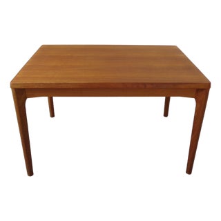 Extendable Teak Dining Table by Henning Kjærnulf for Velje Møbelfabrik, 1960s For Sale