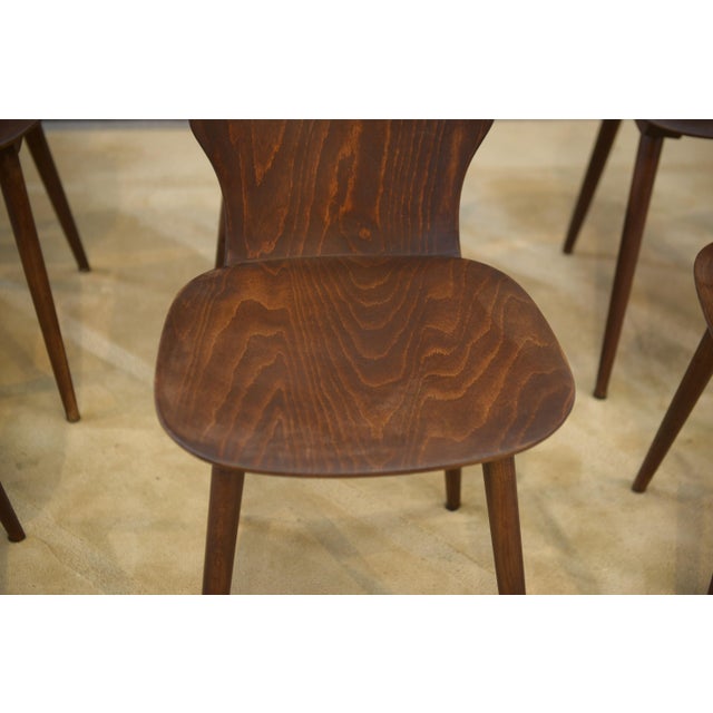 Baumann Gentiane Model Chairs by Henri Julien, 1960s, Set of 8 For Sale - Image 13 of 15
