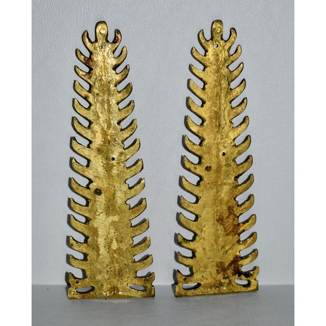 Metal Antique French Empire Style Brass Ornate Ormolu For Sale - Image 7 of 11