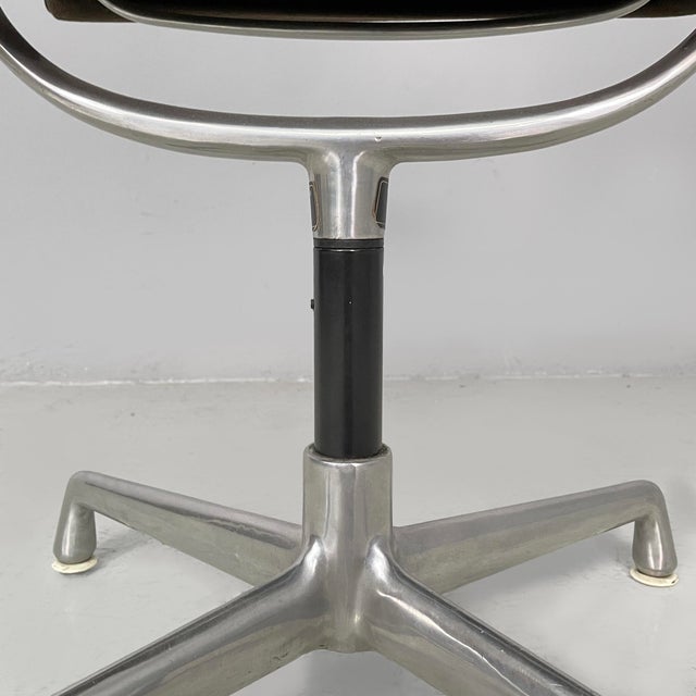 Italian Modern Fabric Office Chair by Charles and Ray Eames for ICF, 1970s, Set of 8 For Sale - Image 15 of 18