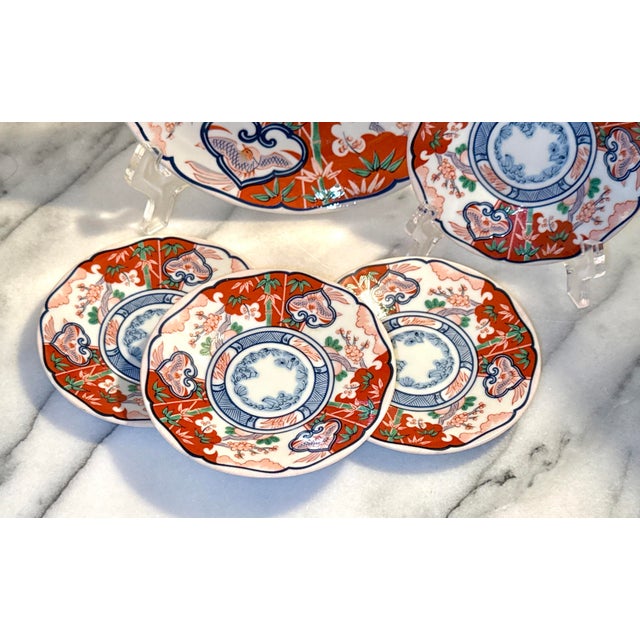 Chinoiserie Vintage George Briard Imari Plates For Sale - Image 3 of 13