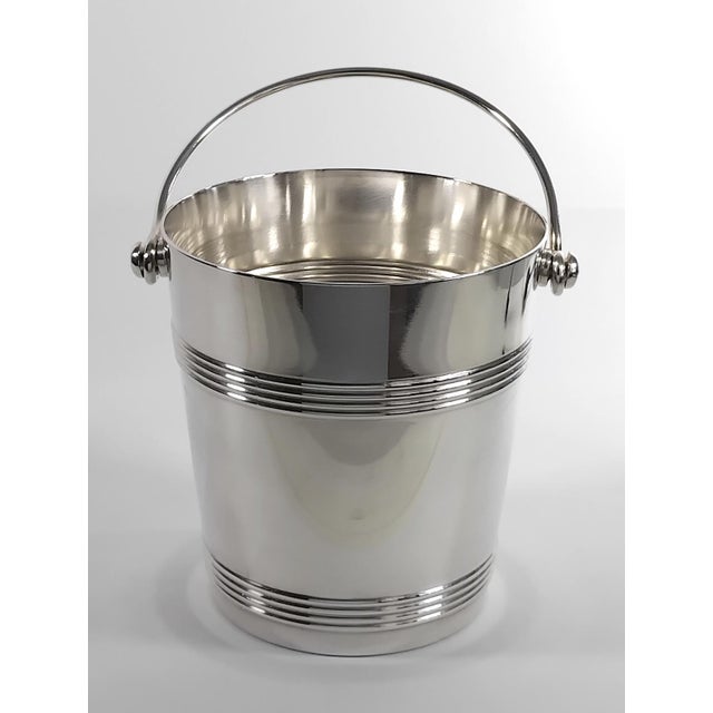 1950s 1950s Christofle "Biarritz" Model Ice Bucket and Champagne Cooler For Sale - Image 5 of 9