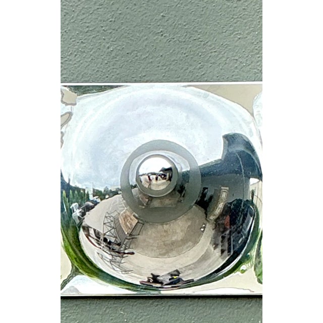Vintage Chrome Wall Sconce For Sale - Image 9 of 12