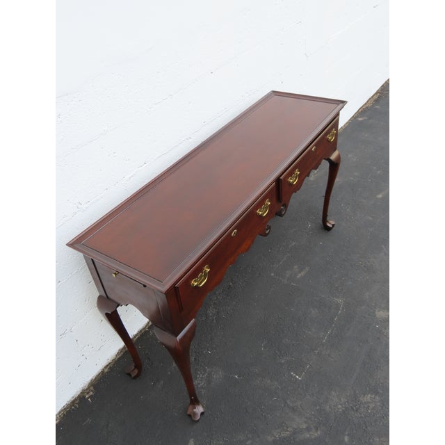 Wood Statton Trutype Americana Long Narrow Library Console Entry Table 6391 For Sale - Image 7 of 18