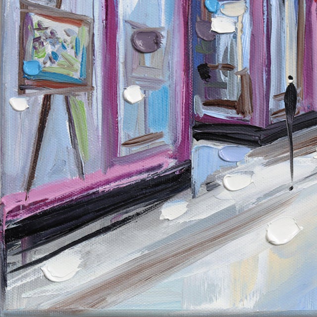 Sunny Day 2- Abstract Figurative Still Life Landscape Textured Impasto Painting by Ekaterina Ermilkina For Sale In Los Angeles - Image 6 of 8