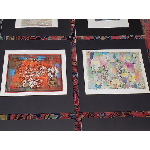 1950s Authentic Vintage Mid 20th Century Modern Paul Klee Abstract Lithographs - Set of 9 For Sale - Image 5 of 11