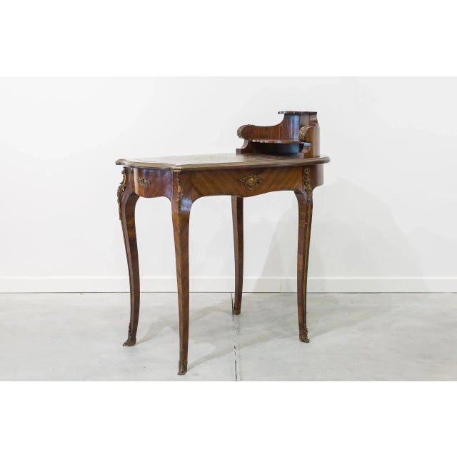 Antique 19th Century Walnut Desk For Sale - Image 6 of 6