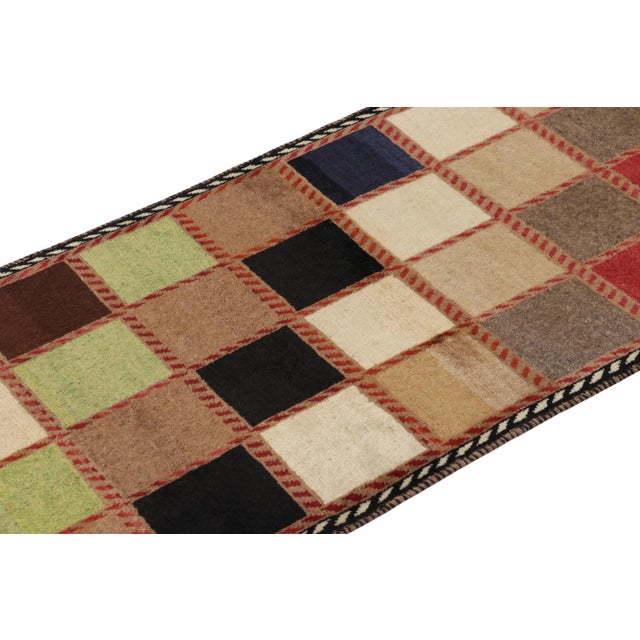 This vintage 2x4 Persian Gabbeh rug is the latest entry to Rug & Kilim’s curation of rare tribal pieces. Hand-knotted in...