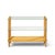 Wood Gilbert Rohde Style Mid Century Glass and Walnut Console Table For Sale - Image 7 of 9