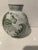 Chinoiserie 1960s Round Green & White Cloisonne Symbolic Nature Vase For Sale - Image 3 of 12