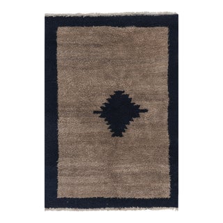1970s Vintage Mohair Tulu Rug 4'5'' X 6'3'' For Sale