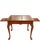 Vintage English Hand-Carved, Seashell Queen Anne Mahogany Tray Table For Sale In New York - Image 6 of 7