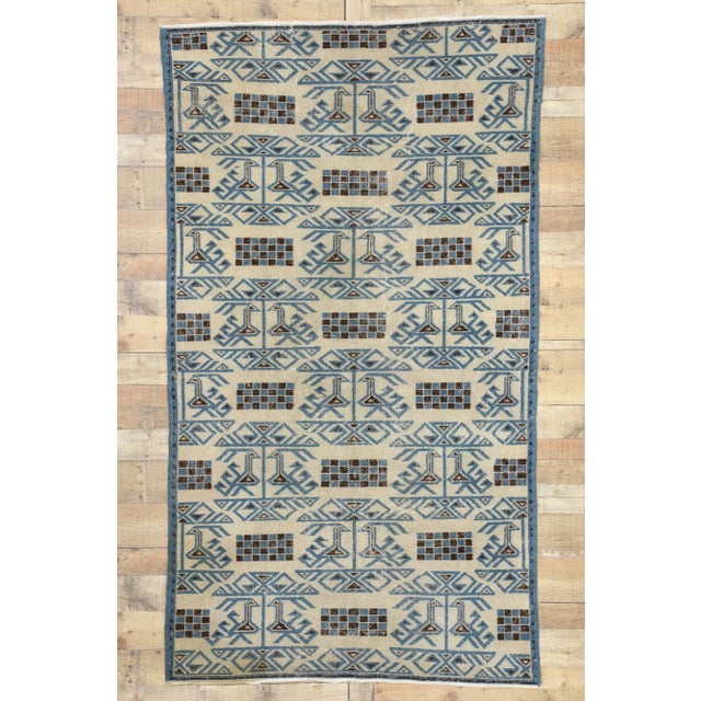 Vintage Turkish Sivas Rug - 04'07 x 07'11 For Sale - Image 10 of 11