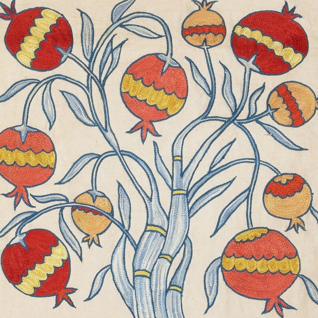 New Hand-Embroidered 100% Silk Cushion Cover – Authentic Uzbek Textile Art Elevate your home décor with this exquisite...