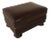 Bernhardt Leather Nailhead Ottoman For Sale