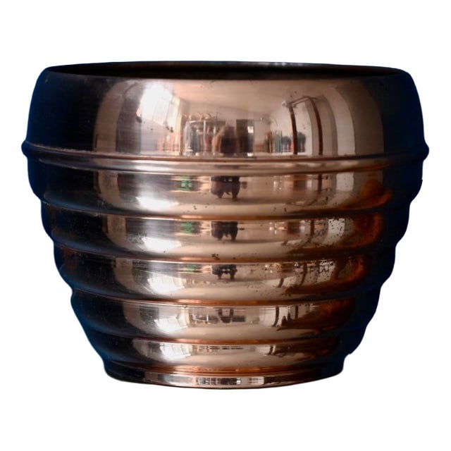 Copper Planter from L.Lecelier, Villedieu-Les-Poêles, 1960s For Sale
