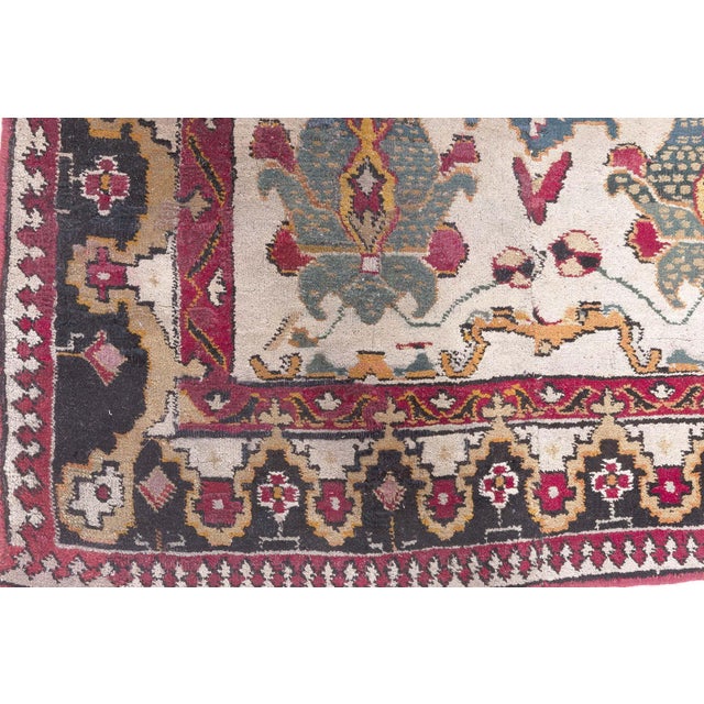 1900 - 1909 Doris Leslie Blau Antique Agra Beige Runner - c. 1900 (Size Adjusted) (Fragment) For Sale - Image 5 of 10