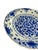 Vintage Royal Delft Hand-Painted Floral Wall Plate by H. De Jong, 1960 For Sale - Image 3 of 6