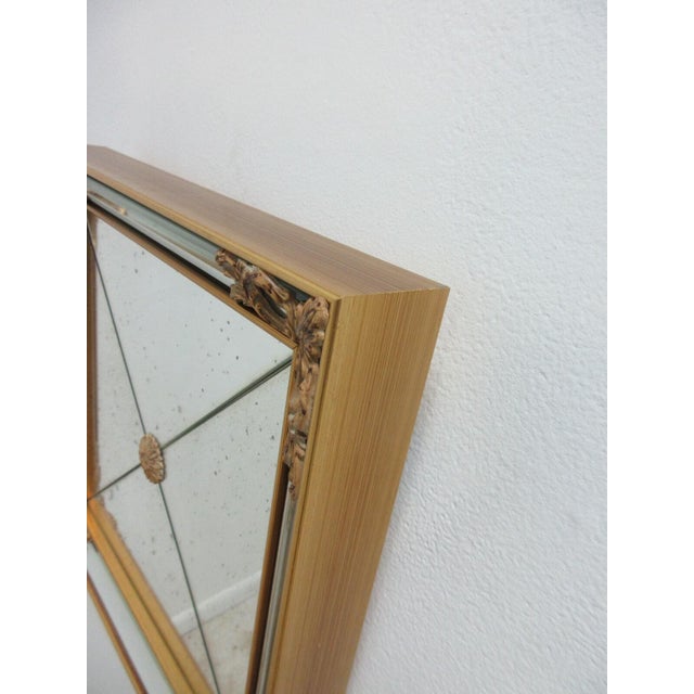 Gold 1980s Labarge Gold Gilt Venetian French Mirror Italian Neo Classical Biedermeier For Sale - Image 8 of 12