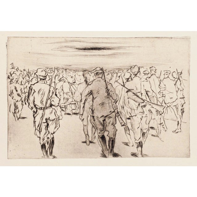 Front Italien - Original Etching on Paper - 1918 1918 For Sale