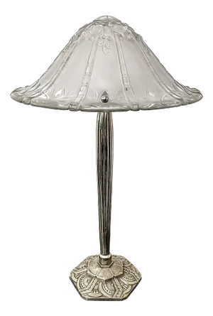 French Art Deco Table Lamp Signed Lorrain Nancy France