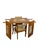 Mid-Century Modern Mid-Century Modern Danish Teak 4-Seater Dining Table & Chairs from Gangso Mobler, 1970, Set of 5 For Sale - Image 3 of 15