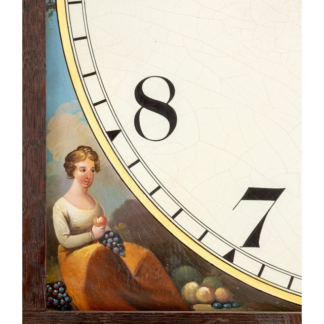 George IV Mahogany and Oak Longcase Clock, by Joseph Whiston For Sale - Image 9 of 17
