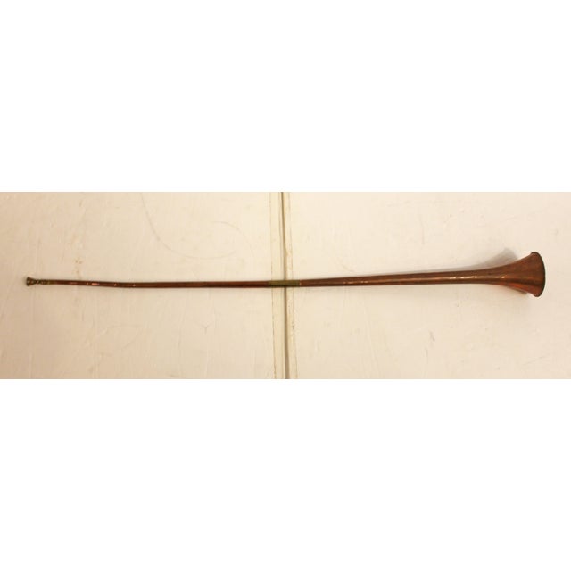 Mid-Late 19th Century English Copper & Brass Coaching Horn For Sale In Raleigh - Image 6 of 9