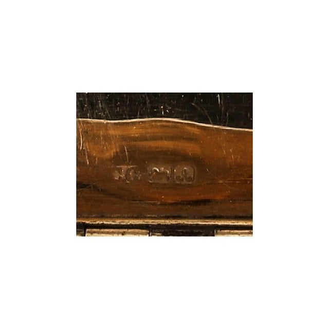 Antique Edwardian Sterling Silver Snuff Pill Box by Colen Hewer Cheshire, 1901 For Sale - Image 9 of 14