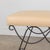 Not Yet Made - Made To Order Panoplie Iron Double Loop Bench, Yellow Linen For Sale - Image 5 of 13
