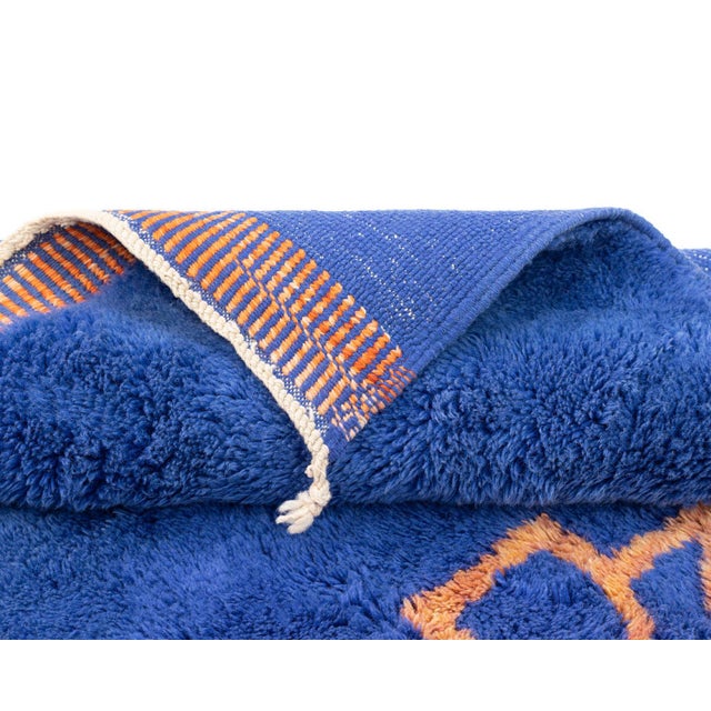 Hand-Knotted Wool Rug by Azele Studio For Sale - Image 6 of 10