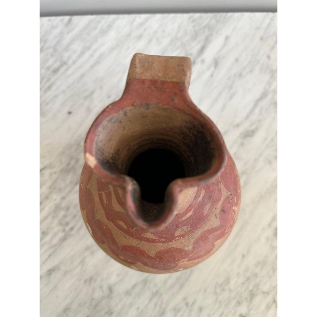 Mid 19th Century Mid 19th Century Terracotta Pignata Pot With Half Glaze For Sale - Image 5 of 6