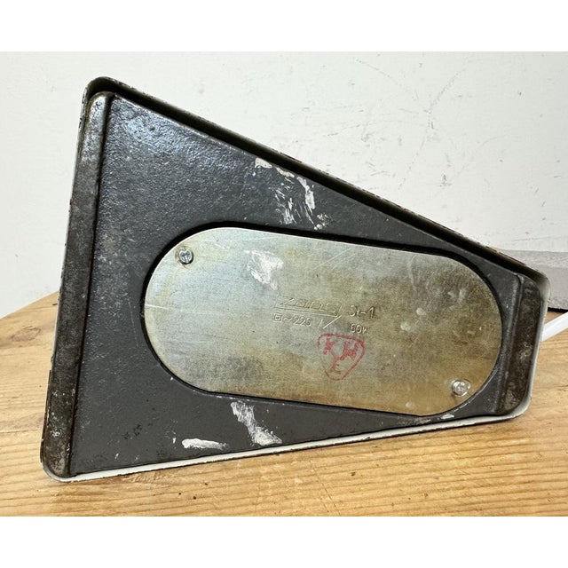 Industrial Grey Gooseneck Table Lamp from Zaos, 1960s For Sale - Image 17 of 18