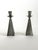 Swedish Grace Tin Candlesticks from Cicelören in Nyköping, 1940, Set of 2 For Sale - Image 7 of 7