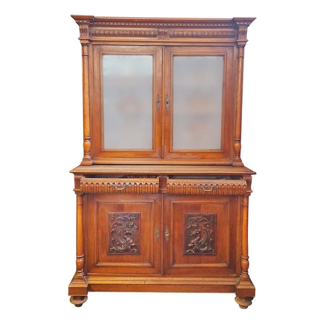 Walnut Sideboard, France, 19th Century For Sale