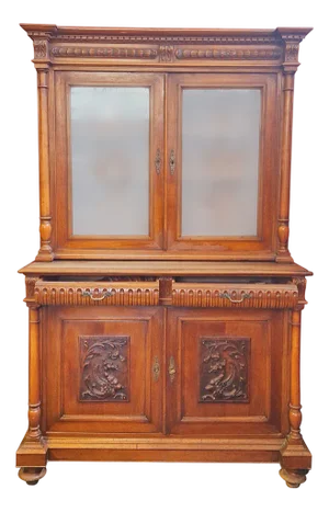 Walnut Sideboard, France, 19th Century
