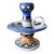 Late 20th Century Armenian Hand Painted Candlestick Holder For Sale