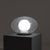Metal Table Lamp with Pulegoso Glass, 1960s For Sale - Image 7 of 10