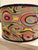 Retro Psychadelic Style Drum Lamp Shade With Navy Trim For Sale - Image 10 of 10