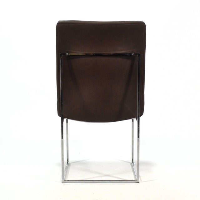 Chrome Milo Baughman Dining Chairs by Thayer Coggin (Set of 6) For Sale - Image 8 of 9