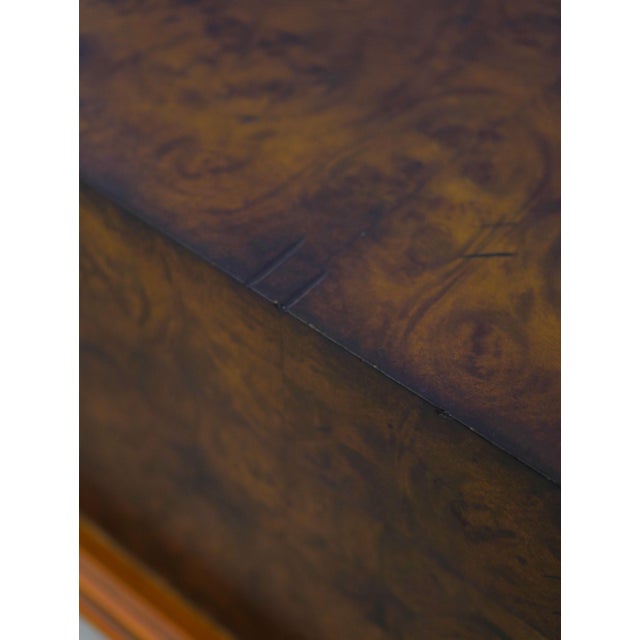 Burl Wood Lidded Box on Stand For Sale - Image 10 of 16