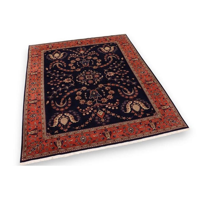 Middle Eastern rug Sarouk | Knot density: High | Pattern: Colorful leaf and floral motifs | Material: High-quality wool |...