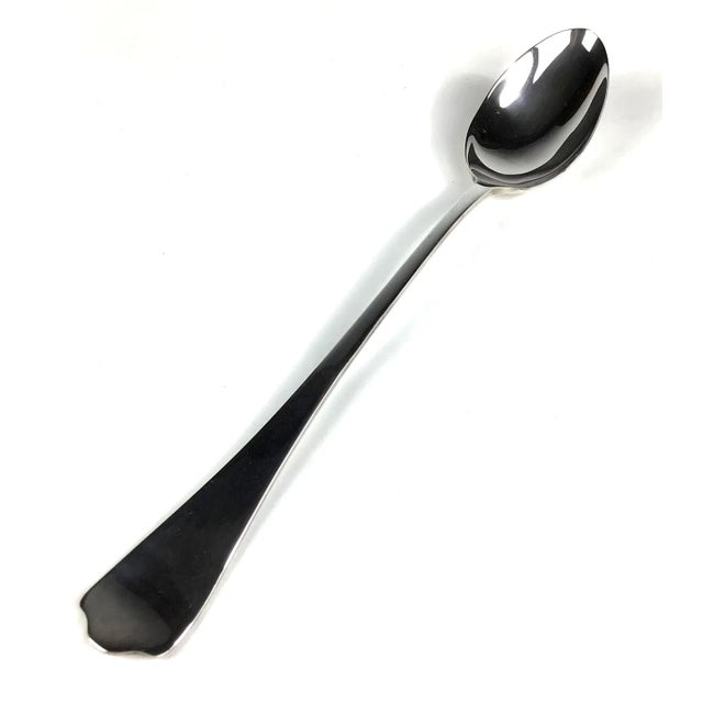 Silver Large Reed & Barton Silver Plate Serving Spoon For Sale - Image 8 of 8