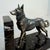 1930s Art Deco French Bookends with Wolf Dogs in Silver Patinated Metal, 1930s, Set of 2 For Sale - Image 5 of 9