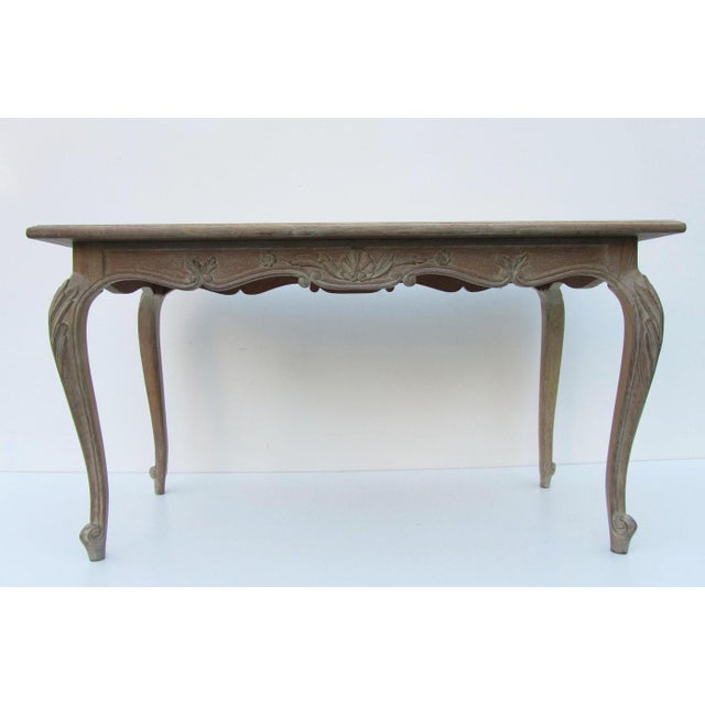 Vintage Coffee Table in Oak and Mosaic with Inlay Artwork, 1970s For Sale - Image 11 of 13