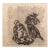 Morton Garchik, Original Judaica Woodcut Print 'Joyous Songs' Dancing Jewish Couple For Sale