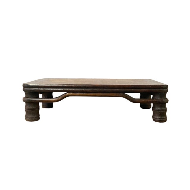 Oriental Carved Legs Rectangular Display Table Stand For Sale In San Francisco - Image 6 of 6